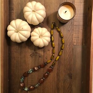 Anthropologie Long Large Bead Necklace